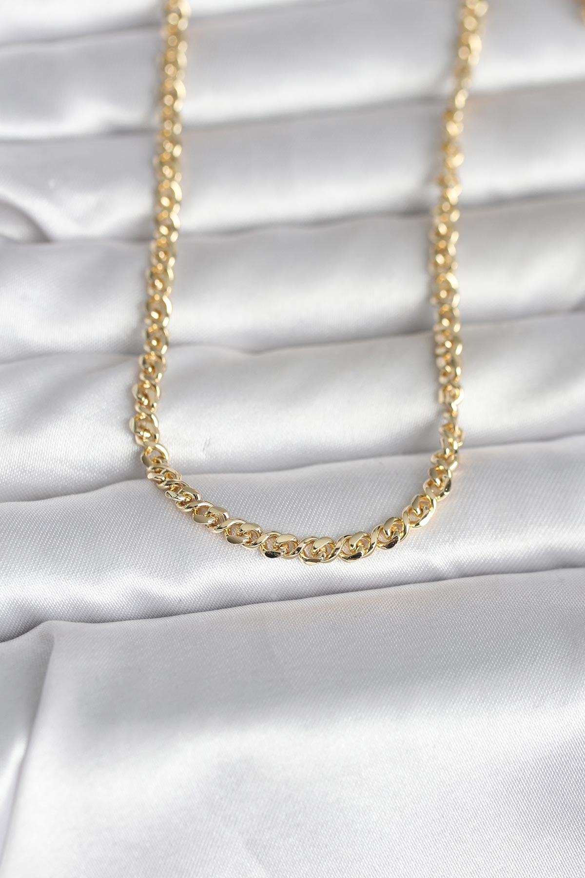CM 14K Gold Renk Zincir Model 60 cm Kadın Kolye 5886 1 CM 14K Gold Renk Zincir Model 60 cm Kadın Kolye 5886
