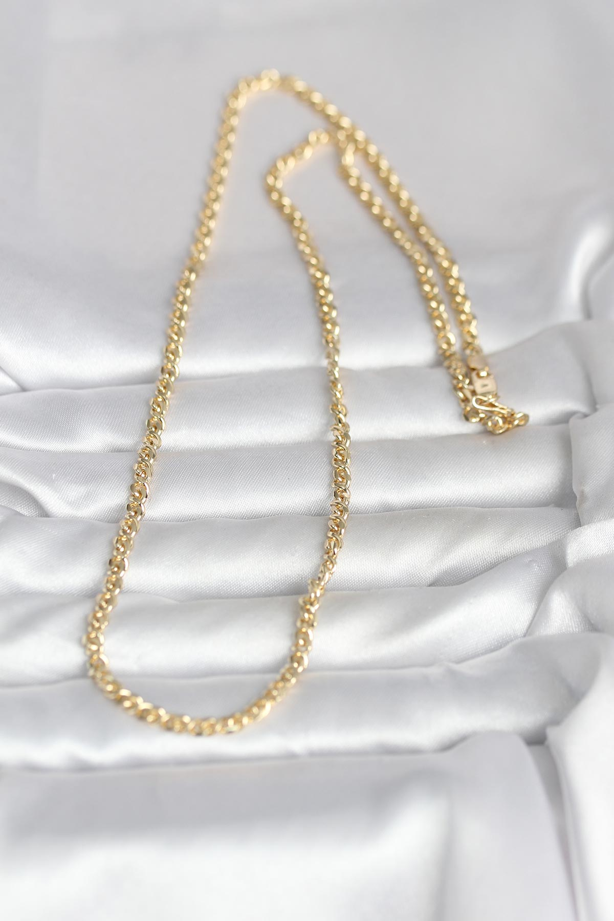 CM 14K Gold Renk Zincir Model 60 cm Kadın Kolye 5886 2 CM 14K Gold Renk Zincir Model 60 cm Kadın Kolye 5886 - Görsel 2