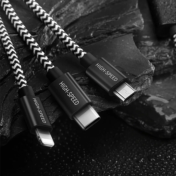 DUX DUCIS 3in1 Usb Type C-İPhone Ve Mikro Kopmaz Usb kablo Hızlı Şarj-(5775) 3 DUX DUCIS 3in1 Usb Type C-İPhone Ve Mikro Kopmaz Usb kablo Hızlı Şarj-(5775) - Görsel 3