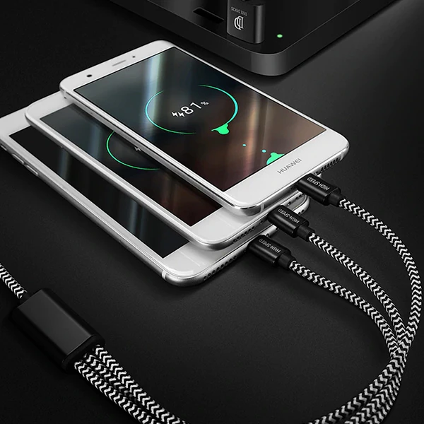 DUX DUCIS 3in1 Usb Type C-İPhone Ve Mikro Kopmaz Usb kablo Hızlı Şarj-(5775) 4 DUX DUCIS 3in1 Usb Type C-İPhone Ve Mikro Kopmaz Usb kablo Hızlı Şarj-(5775) - Görsel 4