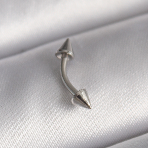 316L Çelik Gümüş Renk Çivi Model Piercing 5886