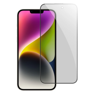 Ally iPhone 14 Privacy Hayalet Full Koruma Tempered Cam Ekran Koruyucu