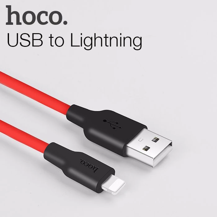 HOCO X21 USB to iPhone Lightning 2A Silikon Hızlı Şarj ve Data Kablosu 2 HOCO X21 USB to iPhone Lightning 2A Silikon Hızlı Şarj ve Data Kablosu - Görsel 2