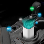 Ally K2 araç iç,m Mini Hava Temizleyici Araba Ev Ofis Taşınabilir Air Purifier-(5775)