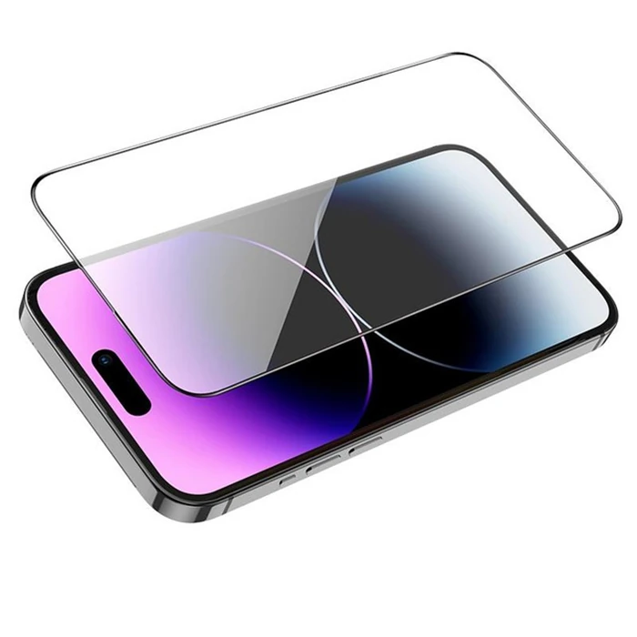 HOCO iPhone 15 Pro Max Full Screen HD Tempered Kırılmaz Cam Ekran Koruyucu-(5775) 2 HOCO iPhone 15 Pro Max Full Screen HD Tempered Kırılmaz Cam Ekran Koruyucu-(5775) - Görsel 2