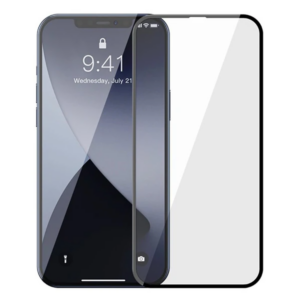 Haydiburaya 87 Baseus İPhone 12-12 Pro 6.1 0.3MM 3D Full Tempered Cam Ekran Koruyucu 2Adet Set