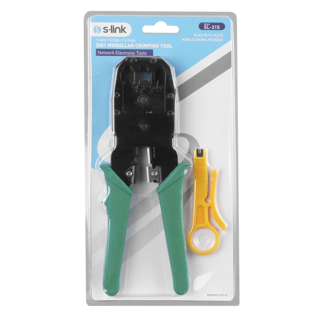 S-LINK SL-315, RJ45/RJ12/RJ11 Üçlü Pense, Kablo Ucu Konnektör Sıkma Pensesi(1923) 4 S-LINK SL-315, RJ45/RJ12/RJ11 Üçlü Pense, Kablo Ucu Konnektör Sıkma Pensesi(1923) - Görsel 4