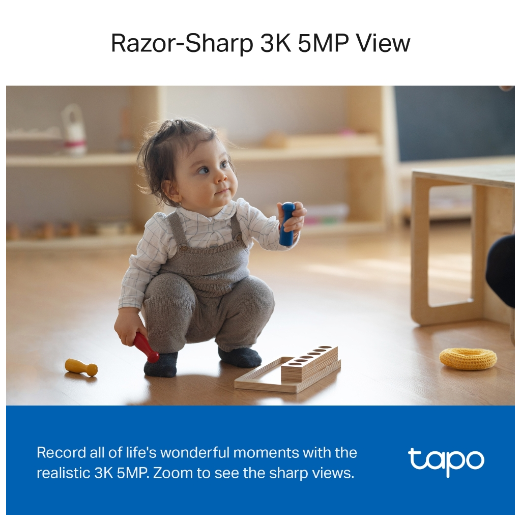 TP-LINK Tapo TC74 (C230), 3K, 5,0Mpix, İç Mekan, WiFi, 12Mt. Gece Görüşü, 360 Dönüş, İki Yönlü Ses Güvenlik Yapay Zeka Destekli Kamera(1923) 4 TP-LINK Tapo TC74 (C230), 3K, 5,0Mpix, İç Mekan, WiFi, 12Mt. Gece Görüşü, 360 Dönüş, İki Yönlü Ses Güvenlik Yapay Zeka Destekli Kamera(1923) - Görsel 4