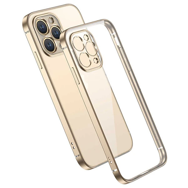 iPhone 13 Pro Renkli Kenar Şeffaf Kılıf Kamera Korumalı Silikon Kılıf 3 iPhone 13 Pro Renkli Kenar Şeffaf Kılıf Kamera Korumalı Silikon Kılıf - Görsel 3
