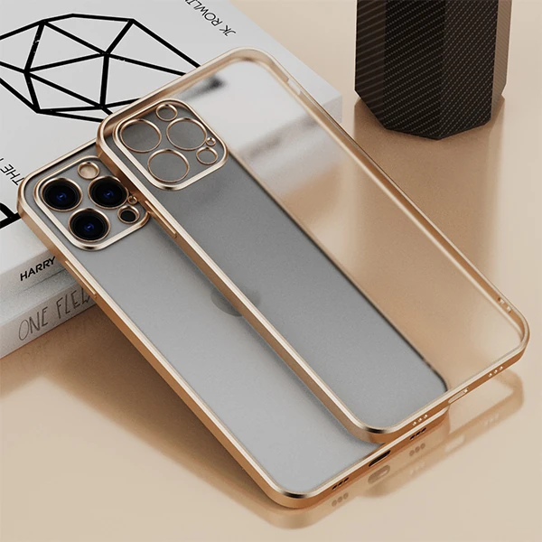iPhone 13 Pro Renkli Kenar Şeffaf Kılıf Kamera Korumalı Silikon Kılıf 4 iPhone 13 Pro Renkli Kenar Şeffaf Kılıf Kamera Korumalı Silikon Kılıf - Görsel 4