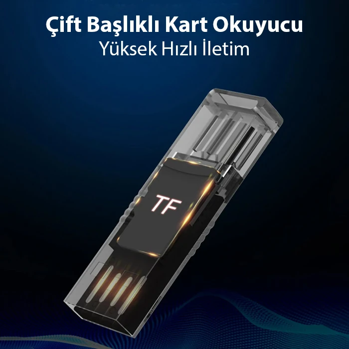 ALLY Type-c Usb C Micro TF Kart Okuyucu - Telefon Tablet Pc-Laptop Bellek Kart Okuyucu-(5775) 2 ALLY Type-c Usb C Micro TF Kart Okuyucu - Telefon Tablet Pc-Laptop Bellek Kart Okuyucu-(5775) - Görsel 2