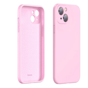 Baseus Liquid iPhone 13 6.1 Kılıf Kamera Korumalı İçi Kadife Silikon Kılıf