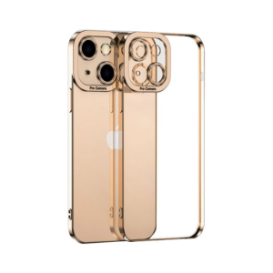 Haydiburaya 86 ALLY Fashion Series iPhone 13 Mini 5.4inç Kılıf Renkli Kenar Lazer Çerçeveli Silikon Kılıf