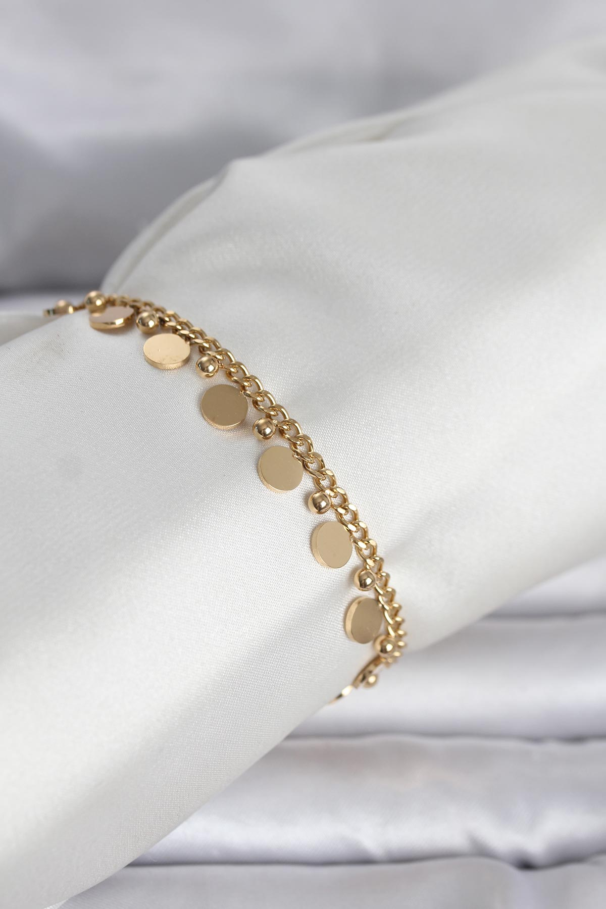 316L Çelik Gold Renk Pullu Model Kadın Bileklik 5886 1 316L Çelik Gold Renk Pullu Model Kadın Bileklik 5886