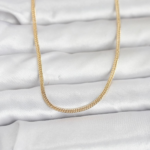 CM 14K Gold Renk Dolgun Zincir Model 60 cm Kadın Kolye 5886