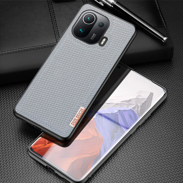 Dux Ducis Fino Serisi Xiaomi Mi 11 Pro Kılıf Premium Dokuma Silikon Kılıf 3 Dux Ducis Fino Serisi Xiaomi Mi 11 Pro Kılıf Premium Dokuma Silikon Kılıf - Görsel 3