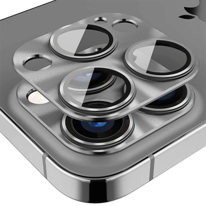 ALLY iPhone 15 Pro-15 Pro Max Metal Tempered Kamera Lens Koruyucu 2 ALLY iPhone 15 Pro-15 Pro Max Metal Tempered Kamera Lens Koruyucu - Görsel 2