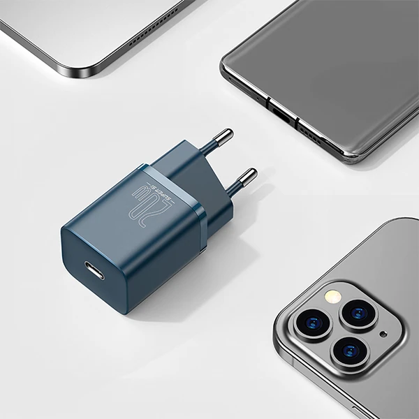 Baseus Super Si 20W PD Type-C Hızlı Şarj Adaptörü 20W İPhone 15-14-13- 12-11 Hızlı Şarj-(5775) 3 Baseus Super Si 20W PD Type-C Hızlı Şarj Adaptörü 20W İPhone 15-14-13- 12-11 Hızlı Şarj-(5775) - Görsel 3