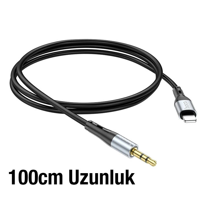 HOCO UPA22 iPhone Lightning to 3.5mm AUX Ses Aktarım Kablosu-(5775) 4 HOCO UPA22 iPhone Lightning to 3.5mm AUX Ses Aktarım Kablosu-(5775) - Görsel 4