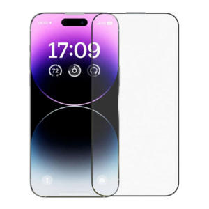 Haydiburaya 89 Baseus Crystalline iPhone 14 Pro için Parlama Önleyici Tempered Cam Ekran Koruyucu-(5775)