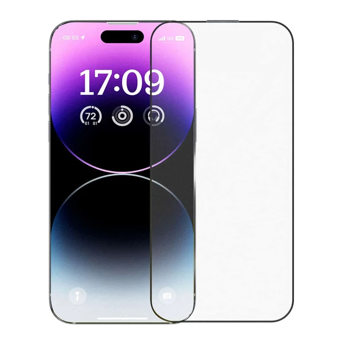 Baseus Crystalline iPhone 14 Pro için Parlama Önleyici Tempered Cam Ekran Koruyucu-(5775) 1 Baseus Crystalline iPhone 14 Pro için Parlama Önleyici Tempered Cam Ekran Koruyucu-(5775)