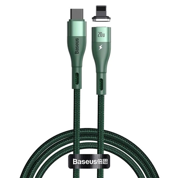 Baseus PD 20W İPhone 13,12,11,XS USB-C Manyetik Şarj Kablosu 2m-(5775) 2 Baseus PD 20W İPhone 13,12,11,XS USB-C Manyetik Şarj Kablosu 2m-(5775) - Görsel 2
