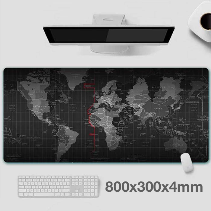 ALLY Dünya Desenli RGB Led Işıklı Oyuncu Mouse Pad 300*800*4MM 3 ALLY Dünya Desenli RGB Led Işıklı Oyuncu Mouse Pad 300*800*4MM - Görsel 3