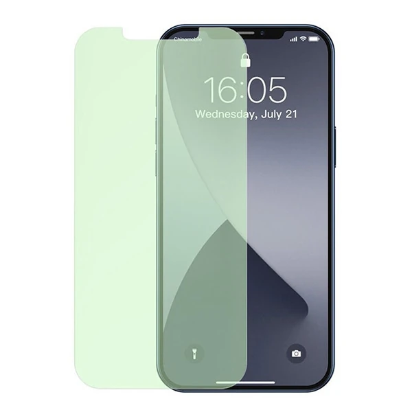 BASEUS İPhone 12 Pro Max 6.7 0.30mm Full Tempered Cam Ekran Koruyucu 2Set Anti-Bluelight 1 BASEUS İPhone 12 Pro Max 6.7 0.30mm Full Tempered Cam Ekran Koruyucu 2Set Anti-Bluelight