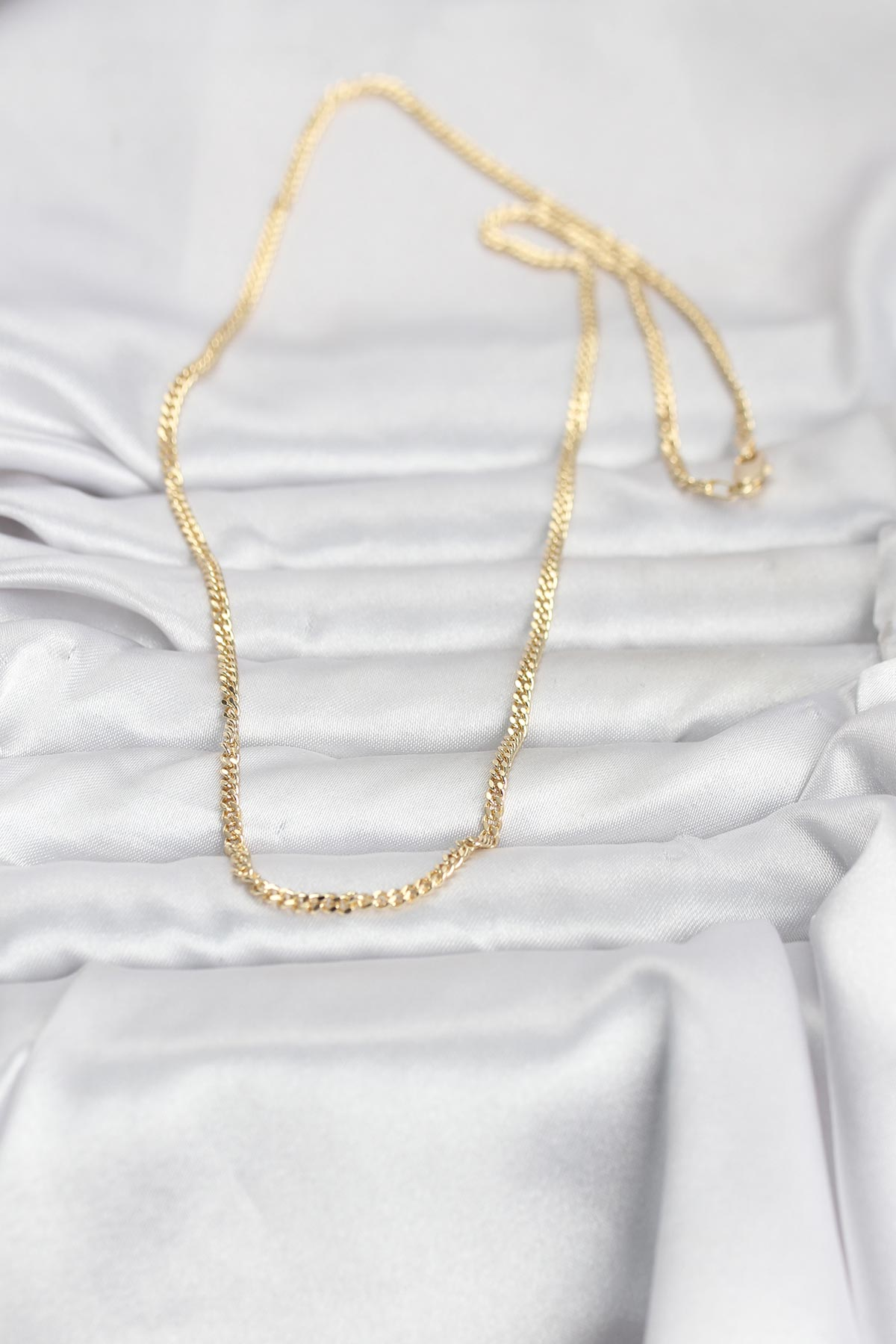 CM 14K Gold Renk 60 cm Zincir Kadın Kolye 5886 2 CM 14K Gold Renk 60 cm Zincir Kadın Kolye 5886 - Görsel 2