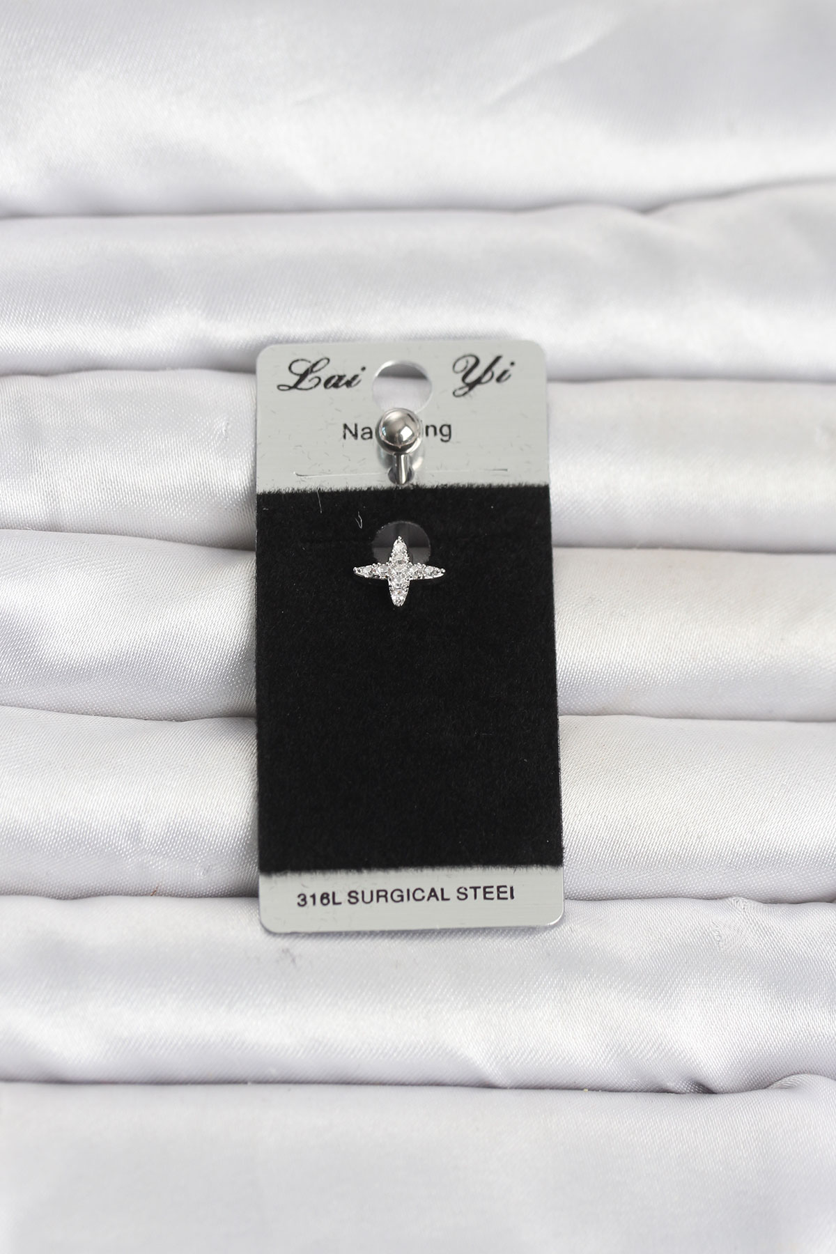 316L Cerrahi Çelik Yıldız Model Zirkon Taşlı Göbek Piercing 5886 1 316L Cerrahi Çelik Yıldız Model Zirkon Taşlı Göbek Piercing 5886