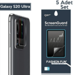 GOR Samsung Galaxy S20 Ultra  Kamera Lens Koruyucu 5 Adet