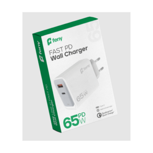 Haydiburaya 15 FENY FN-C65, 65W, USB+Type-C, Akıllı Isı Kontrol Chip, Qualcomm Quick Charge 3.0, ŞARJ Adaptörü(1923)