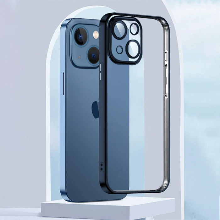 ALLY Fashion Series iPhone 13 6.1inç Kılıf Renkli Kenar Lazer Çerçeveli Silikon Kılıf 3 ALLY Fashion Series iPhone 13 6.1inç Kılıf Renkli Kenar Lazer Çerçeveli Silikon Kılıf - Görsel 3