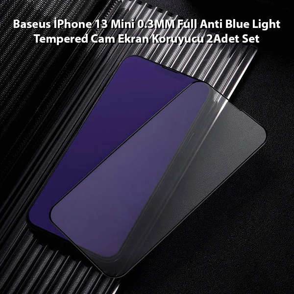 Baseus iPhone 13 Mini 0.3mm Full Çerçeve Cam Ekran Koruyucu 2 Adet 2 Baseus iPhone 13 Mini 0.3mm Full Çerçeve Cam Ekran Koruyucu 2 Adet - Görsel 2