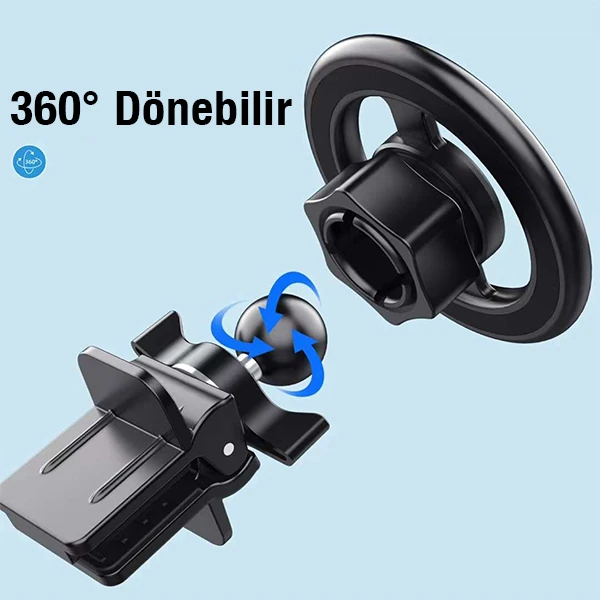 Ally HL-153A Mıknatıslı Araç Havalandırma Telefon Tutucu 3 Ally HL-153A Mıknatıslı Araç Havalandırma Telefon Tutucu - Görsel 3