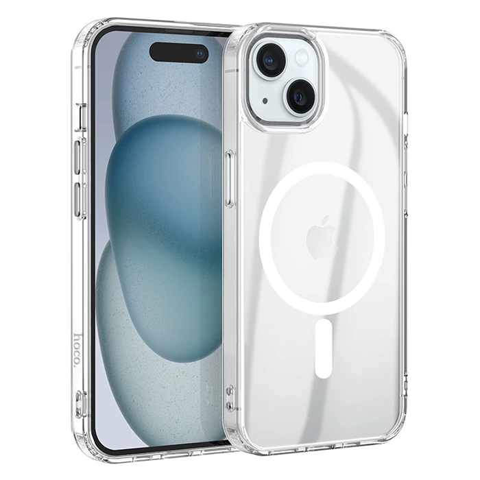 Hoco iPhone 15 Anti-Fall Darbe Önleyici Airbag Manyetik Magsafe Silikon Kılıf-(5775) 1 Hoco iPhone 15 Anti-Fall Darbe Önleyici Airbag Manyetik Magsafe Silikon Kılıf-(5775)
