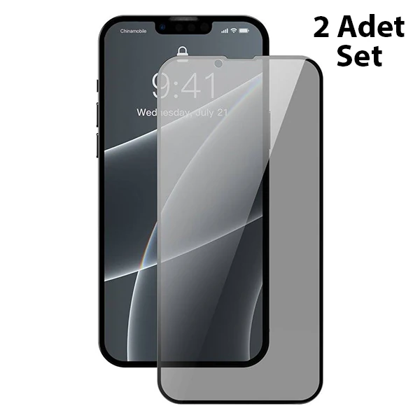 Baseus iPhone 13 Mini 0.23mm Gizlilik Hayalet Full Ekran Koruyucu 2 Adet Set 1 Baseus iPhone 13 Mini 0.23mm Gizlilik Hayalet Full Ekran Koruyucu 2 Adet Set