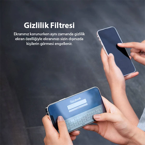 Baseus iPhone 13 Mini 0.23mm Gizlilik Hayalet Full Ekran Koruyucu 2 Adet Set 3 Baseus iPhone 13 Mini 0.23mm Gizlilik Hayalet Full Ekran Koruyucu 2 Adet Set - Görsel 3