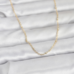 CM 14K Gold Renk Burgu Model 60 cm Kadın Kolye 5886