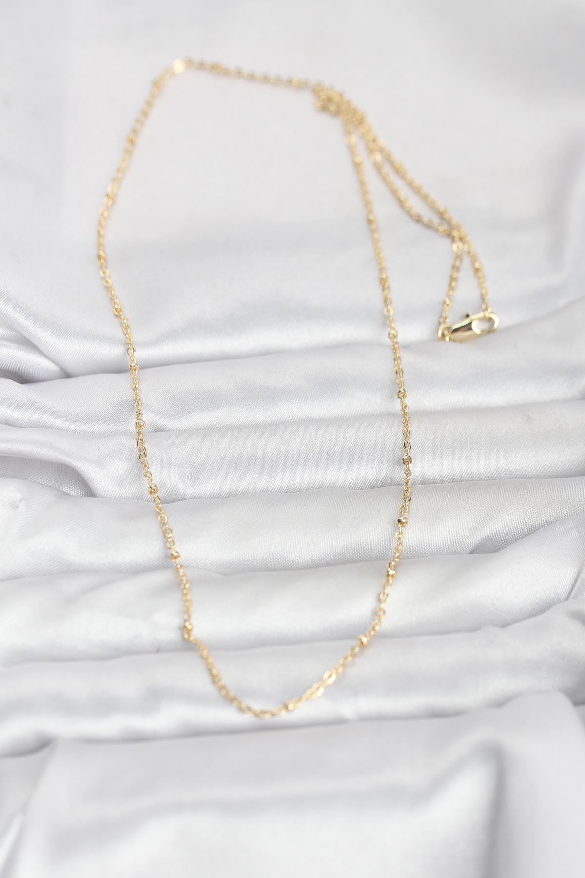 CM 14K Gold Renk Burgu Model 60 cm Kadın Kolye 5886 2 CM 14K Gold Renk Burgu Model 60 cm Kadın Kolye 5886 - Görsel 2
