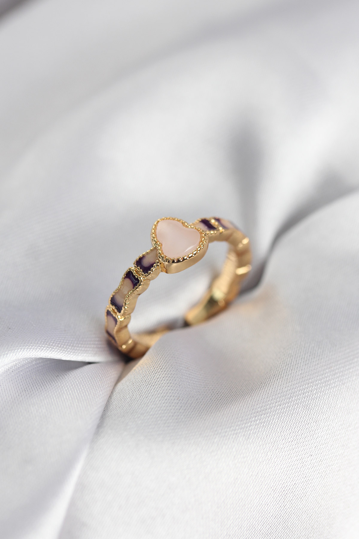 Gold Renk Mineli Su Kabağı Model Kadın Yüzük 5886 1 Gold Renk Mineli Su Kabağı Model Kadın Yüzük 5886