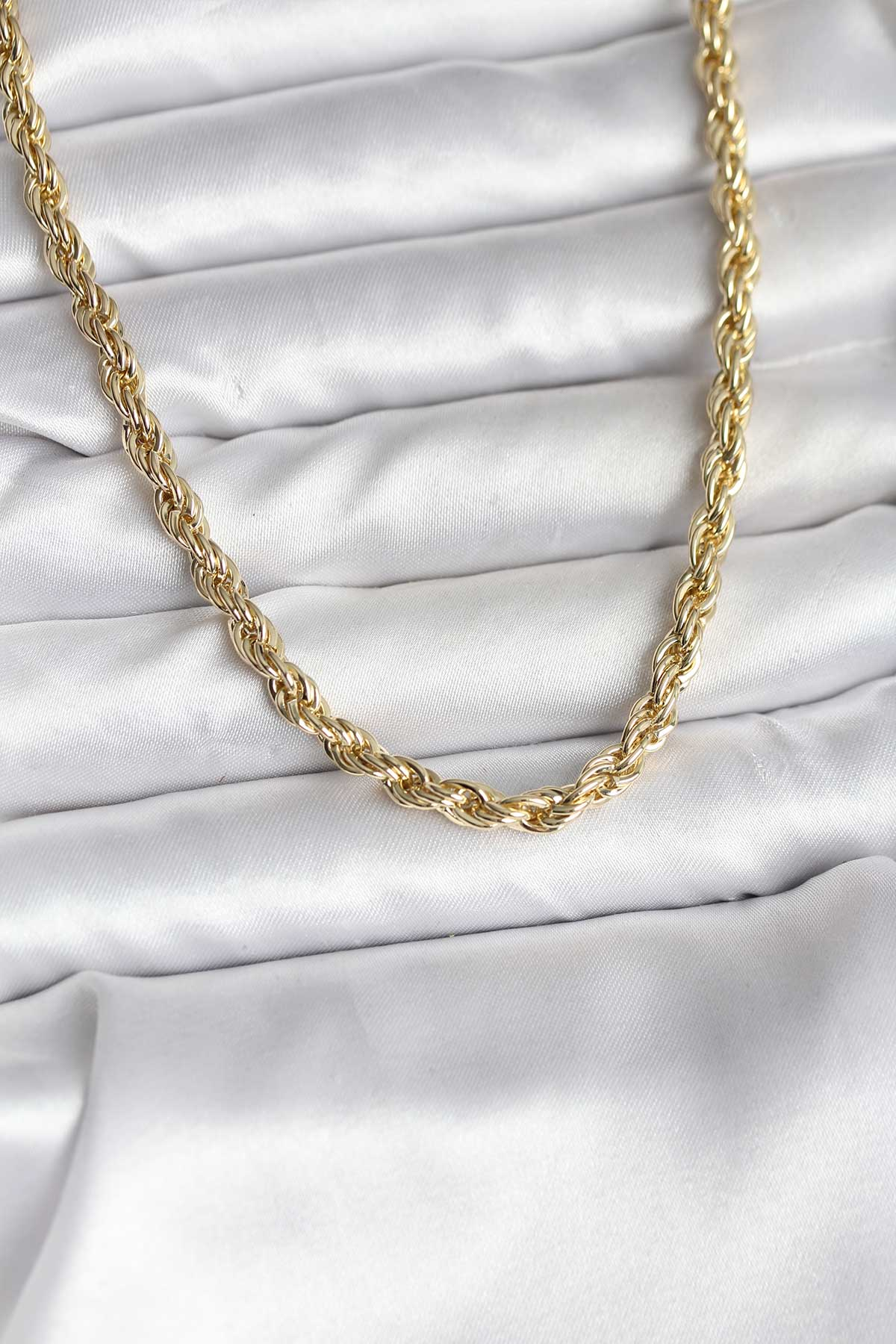 14K Gold Renk Kaplama Burgu Model CM Kadın Kolye 5886 1 14K Gold Renk Kaplama Burgu Model CM Kadın Kolye 5886