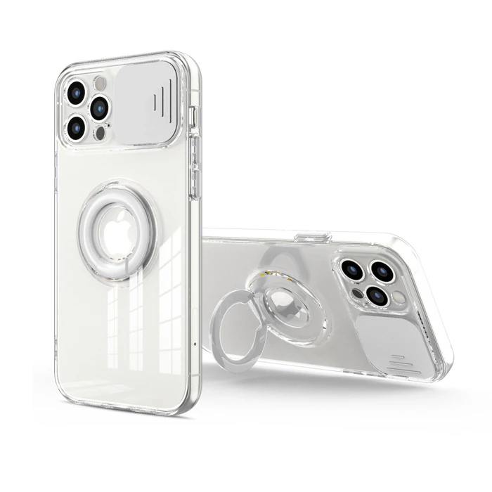 Ally iPhone 13 Pro 6.1inç Kılıf Sürgülü Kamera Lens Korumalı Yüzük Standlı Silikon Kılıf 1 Ally iPhone 13 Pro 6.1inç Kılıf Sürgülü Kamera Lens Korumalı Yüzük Standlı Silikon Kılıf
