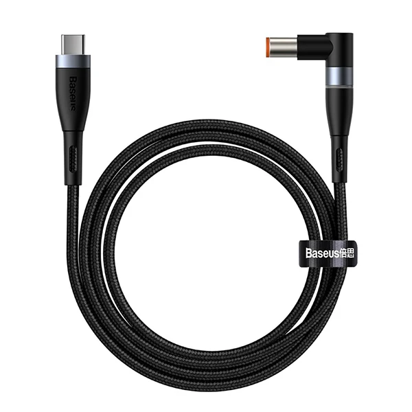 Baseus Zinc Manyetik Type-C to DC Round (7,9x5,5mm) Lenovo Laptop Şarj Kablosu 100W 2m-(5775) 1 Baseus Zinc Manyetik Type-C to DC Round (7,9x5,5mm) Lenovo Laptop Şarj Kablosu 100W 2m-(5775)