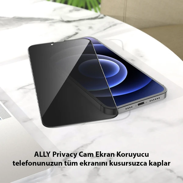 ALLY İPhone 13 Mini 3D Full Privacy Gizlilik Cam Ekran Koruyucu Anti-Spy 3 ALLY İPhone 13 Mini 3D Full Privacy Gizlilik Cam Ekran Koruyucu Anti-Spy - Görsel 3