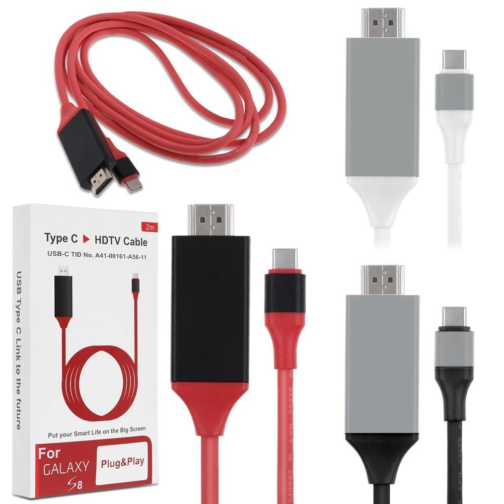 Usb 3.1 Type-C Hdtv Hdmı 4k 30hz Uhd Kablo 2m 1 Usb 3.1 Type-C Hdtv Hdmı 4k 30hz Uhd Kablo 2m