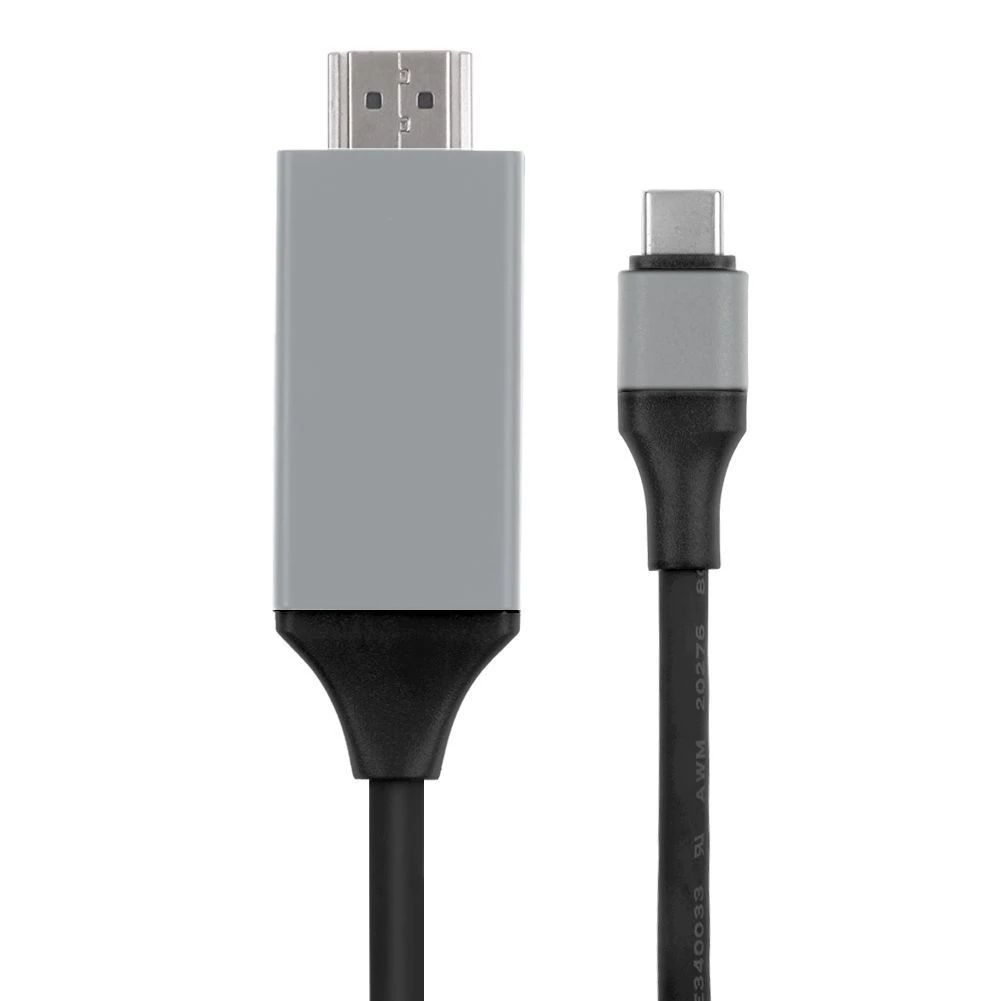 Usb 3.1 Type-C Hdtv Hdmı 4k 30hz Uhd Kablo 2m 3 Usb 3.1 Type-C Hdtv Hdmı 4k 30hz Uhd Kablo 2m - Görsel 3