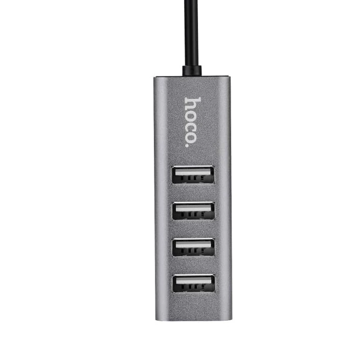 HOCO HB1 80cm Kablolu 4 Portlu USB Çoğaltıcı HUB Adaptör-(5775) 3 HOCO HB1 80cm Kablolu 4 Portlu USB Çoğaltıcı HUB Adaptör-(5775) - Görsel 3