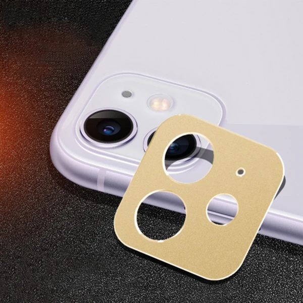 iPhone 11 6.1 3D Metal Kamera Koruyucu Metal Lens 1 iPhone 11 6.1 3D Metal Kamera Koruyucu Metal Lens