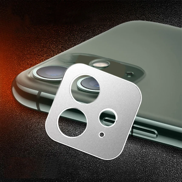 iPhone 11 6.1 3D Metal Kamera Koruyucu Metal Lens 2 iPhone 11 6.1 3D Metal Kamera Koruyucu Metal Lens - Görsel 2